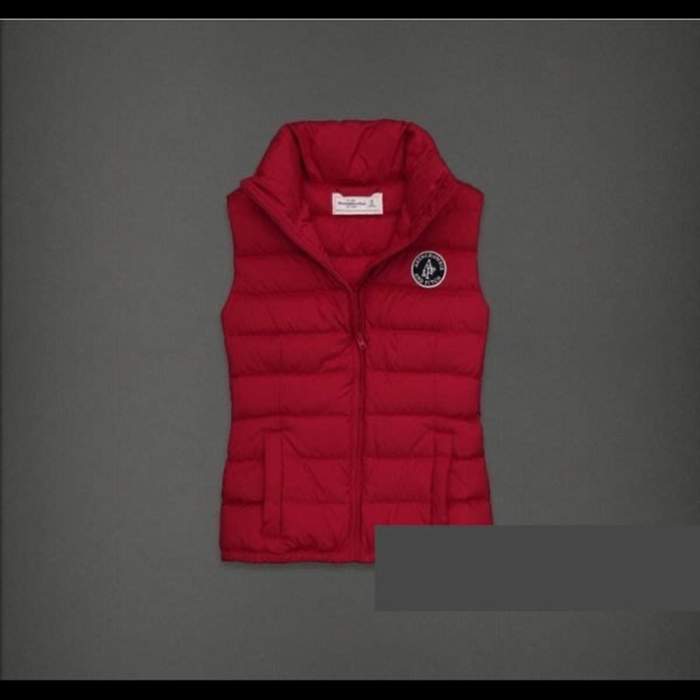 NWT Abercrombie & Fitch a&f feather down vest